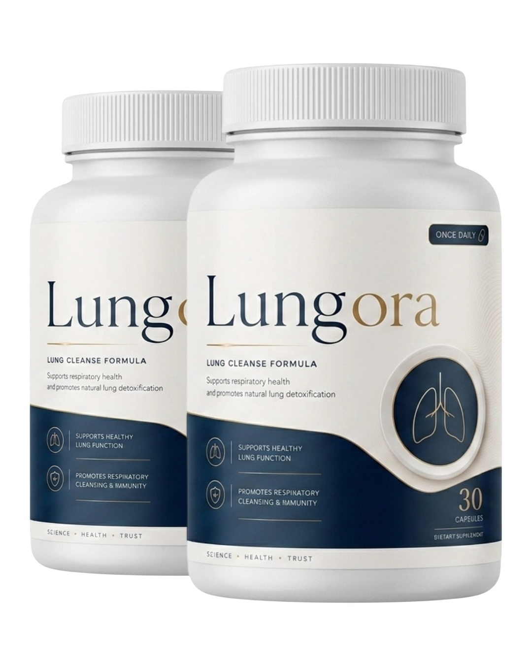 Two bottles of Lungora