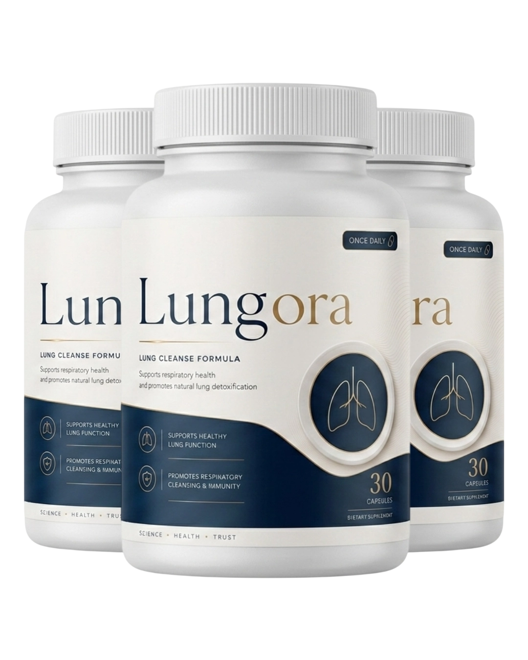 Three bottles of Lungora